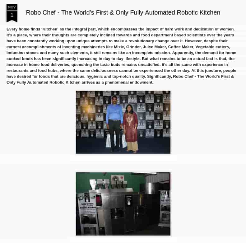 Automated Robotic Kitchen